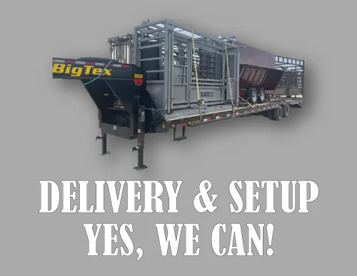 Delivery & setup — yes, we can!